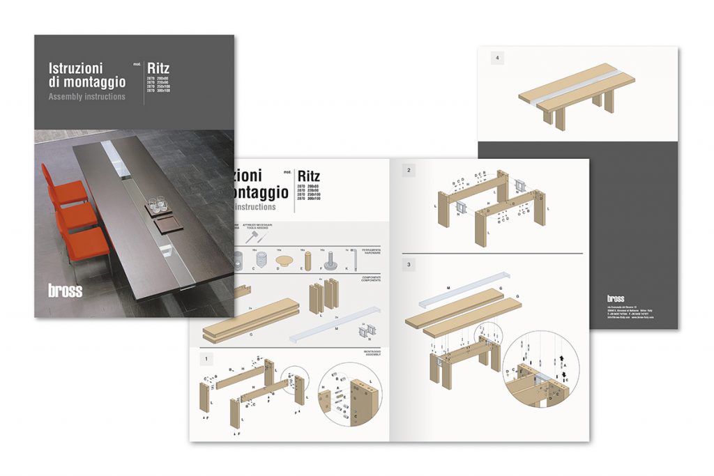 Bross Istruzioni Tavolo Ritz