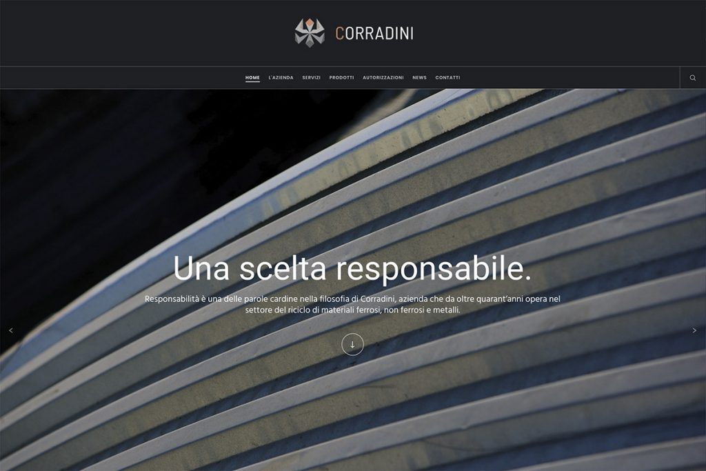 Corradini Sito Web